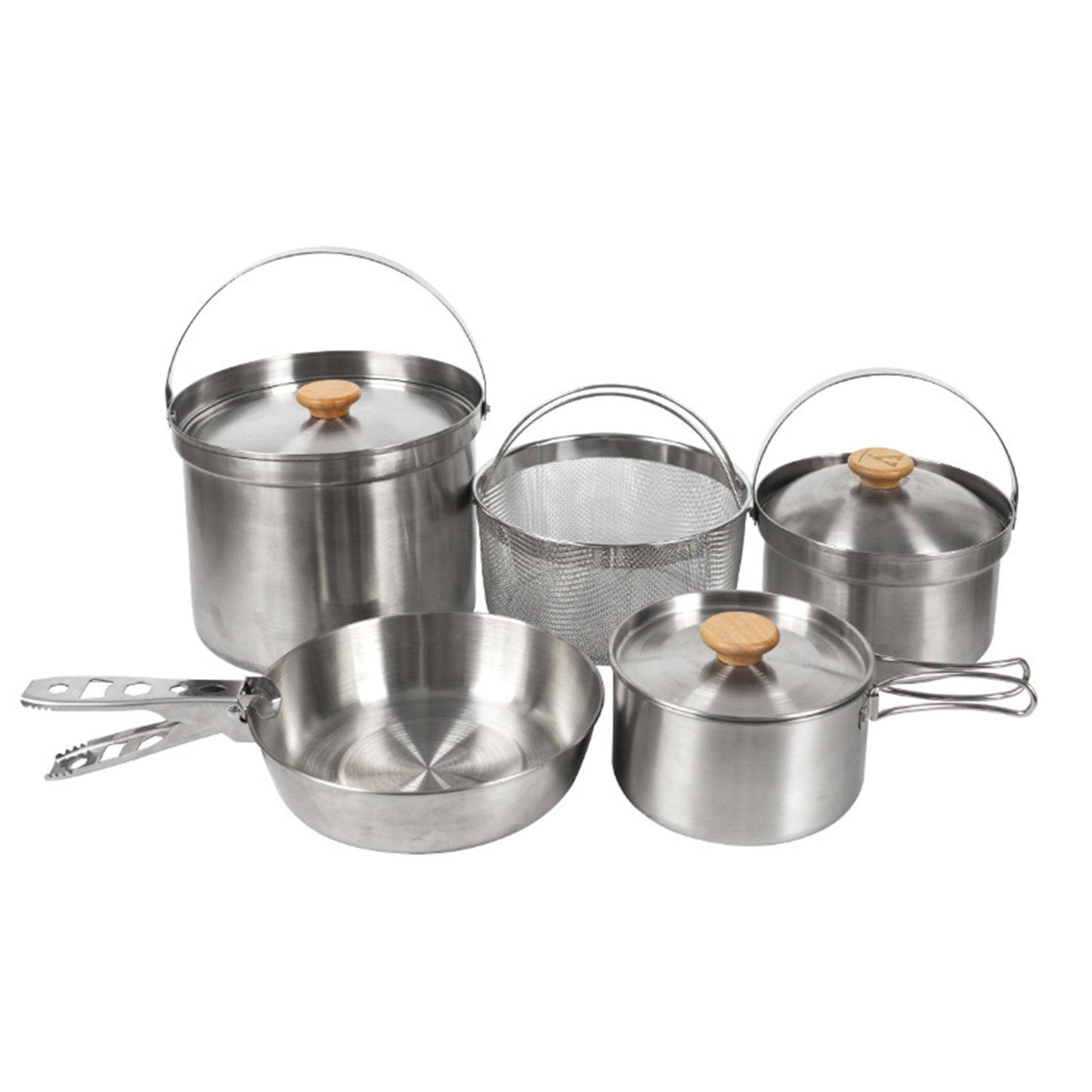 Camping Travel Equipment Tableware Cookware Kit Pots Burner,Gas Stove Accessories Kitchen Utensils Sets Picnic BBQ Supplies