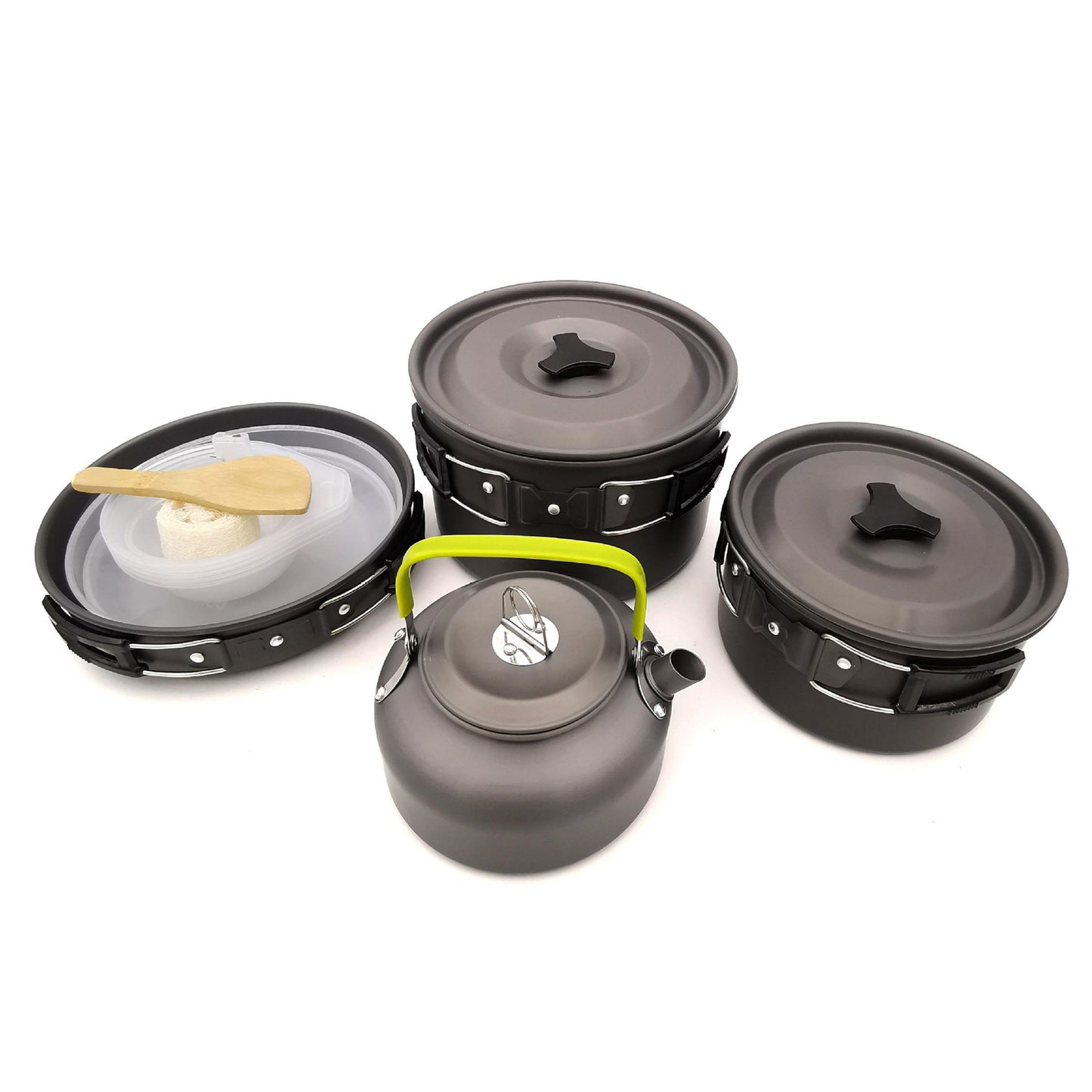 High Quality Cast Iron Kitchen Set Pots And,Pans Non Stick Frying Pan Camping Cookware Sets