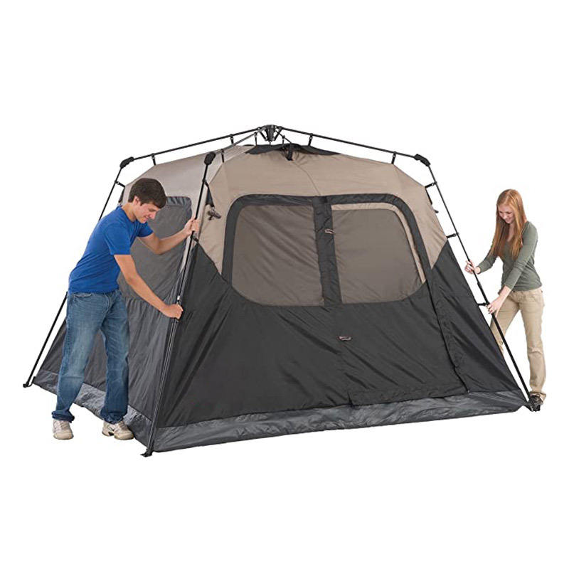 Double Layers Camping Tents,Hiking Waterproof and Portable 3-4 Person