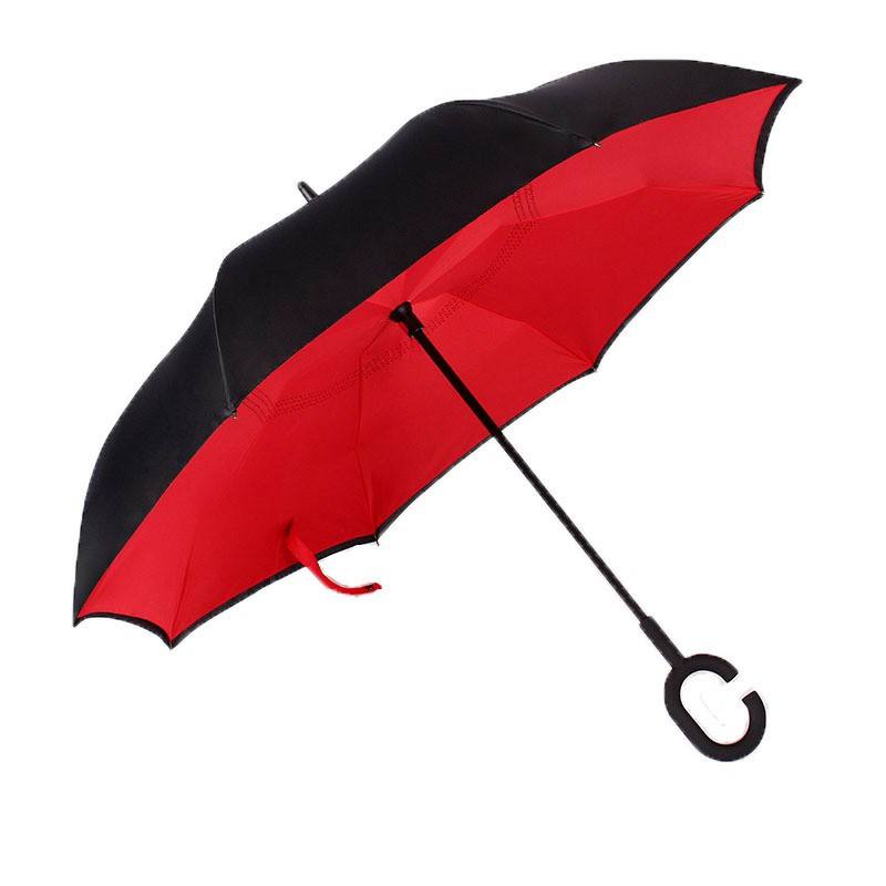 Cheap Upside Down Folding Umbrella Windproof UV Reverse Umbrellas for Car Rain Outdoor Umbrellas