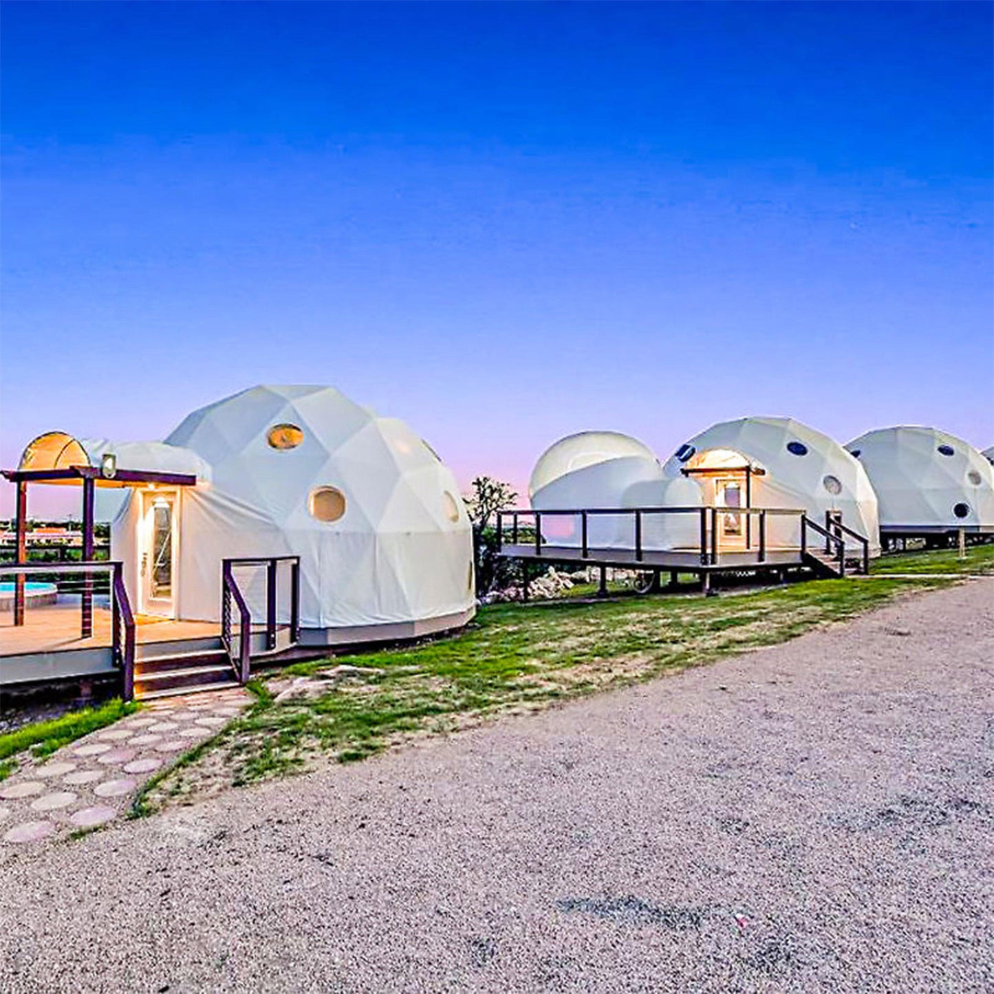 Outdoor Luxury Tents PVC Domes Prefab House Resort Hotel Home,Camping in Geodesic Round Dome Tent