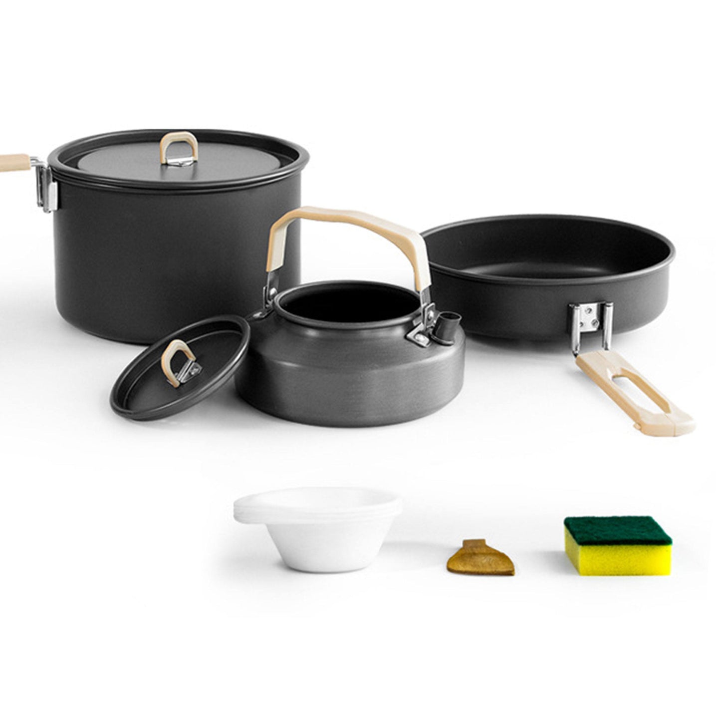 Cookware Yellow 30 Import Gourmet Schmitter Kitchenindustrial Cookware,9Pcs Antique Lunch Cookware