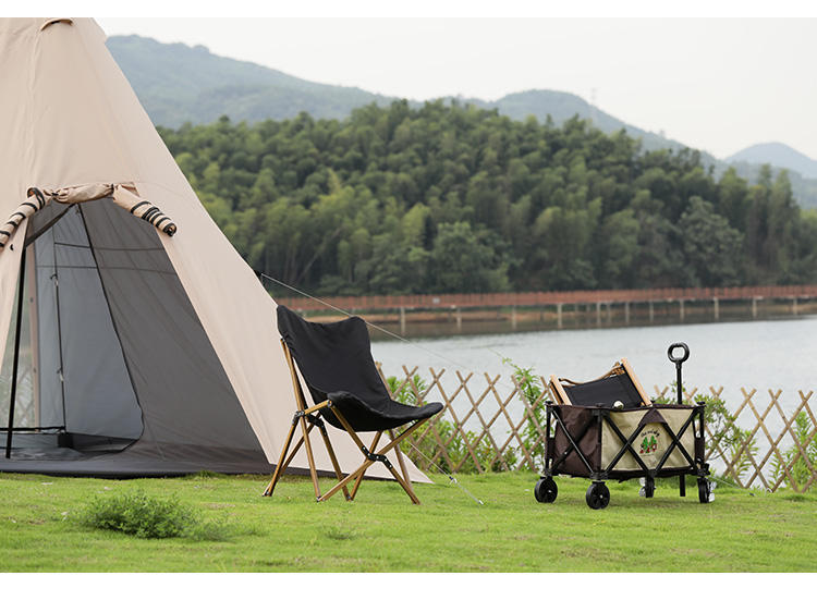 High Quality Travel Comfort Chair Portable Folding Retractable Yellow Blue Black Camping Chair