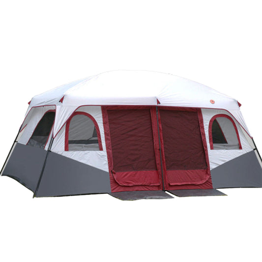 Wholesale Large Canvas Glamping Cabin Tents Outdoor Inflatable Camping for Family Two Bedrooms Air Tourist Touristic Features