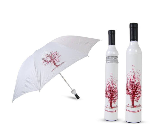 Hot Sale Unique Promotion Gift Umbrella Wine Bottle Folded Automatic Umbrella 3 Folding Wholesale